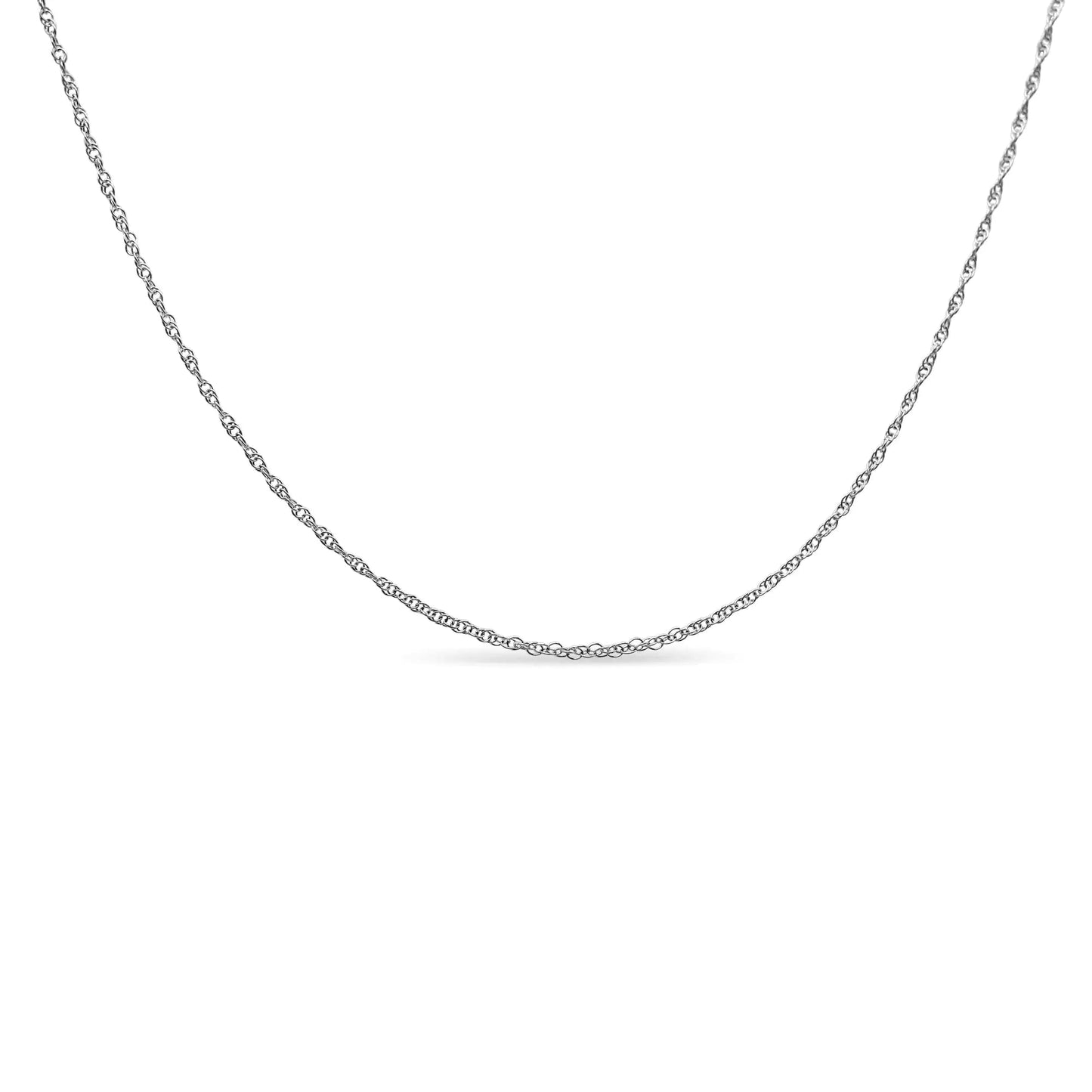 .925 Sterling Silver 1/10 Cttw Diamond Lock Pendant 18" Necklace (H - I Color, I1 - I2 Clarity) | | Elegant Emulations Jewelry USA