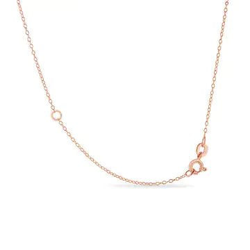 .925 Sterling Silver 1/2 Cttw Diamond Bezel 18" Pendant Necklace (I - J Color, I2 - I3 Clarity) | Necklace | Elegant Emulations Jewelry USA
