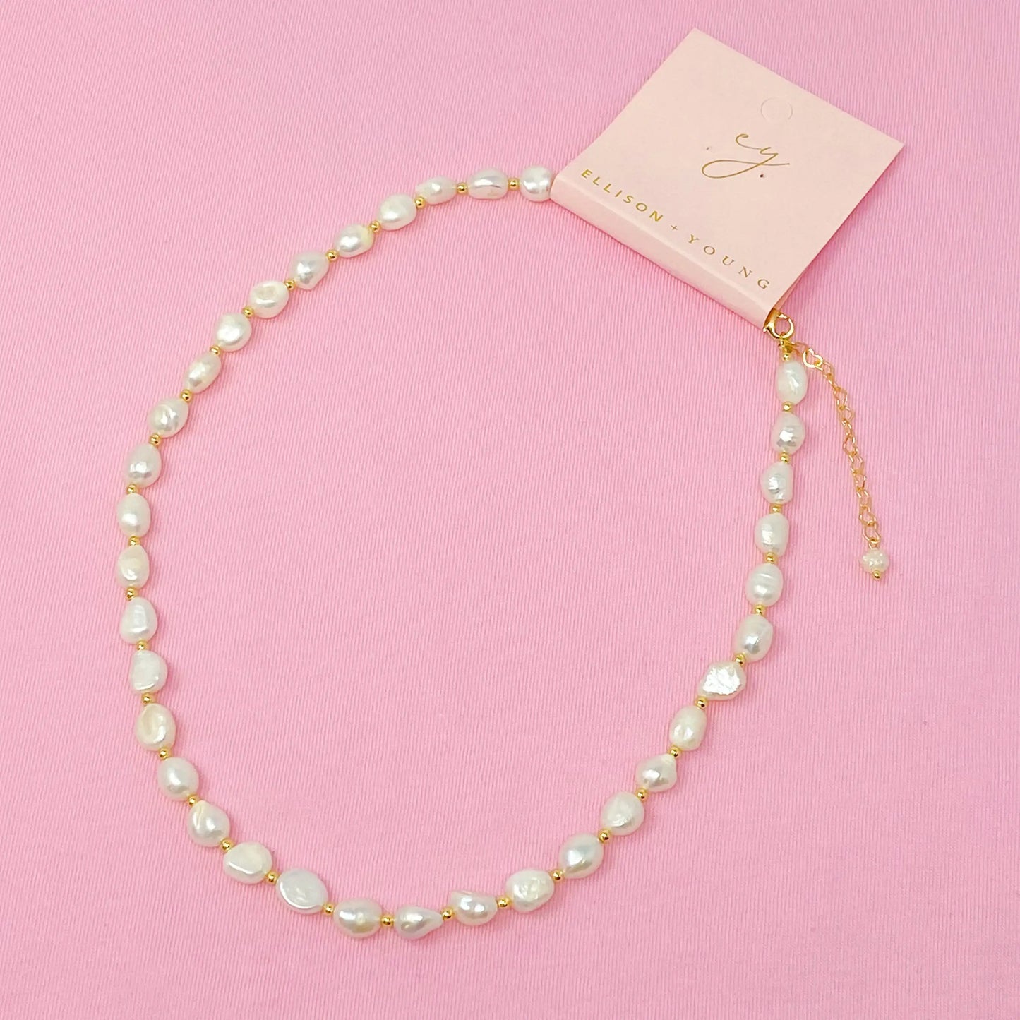 Freshwater Pearl Necklace - Elegant Emulations