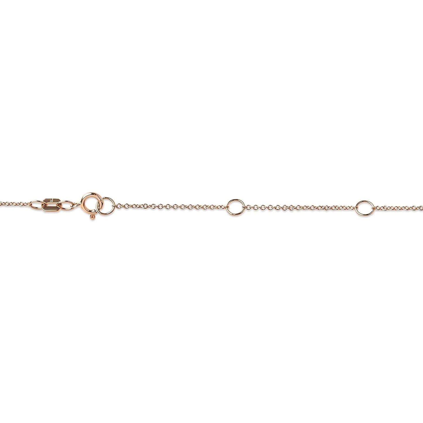 AGS Certified 10K Rose Gold 1/5 Cttw Bezel Set Round Diamond Solitaire 16 - 18" Adjustable Pendant Necklace (I - J Color, VS1 - VS2 Clarity) | | Elegant Emulations Jewelry USA
