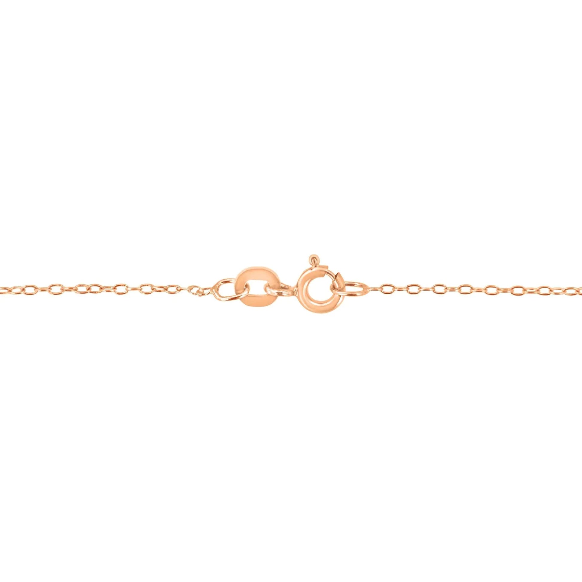 AGS Certified 10K Rose Gold 1/5 Cttw Bezel Set Round Diamond Solitaire 16 - 18" Adjustable Pendant Necklace (I - J Color, VS1 - VS2 Clarity) | | Elegant Emulations Jewelry USA
