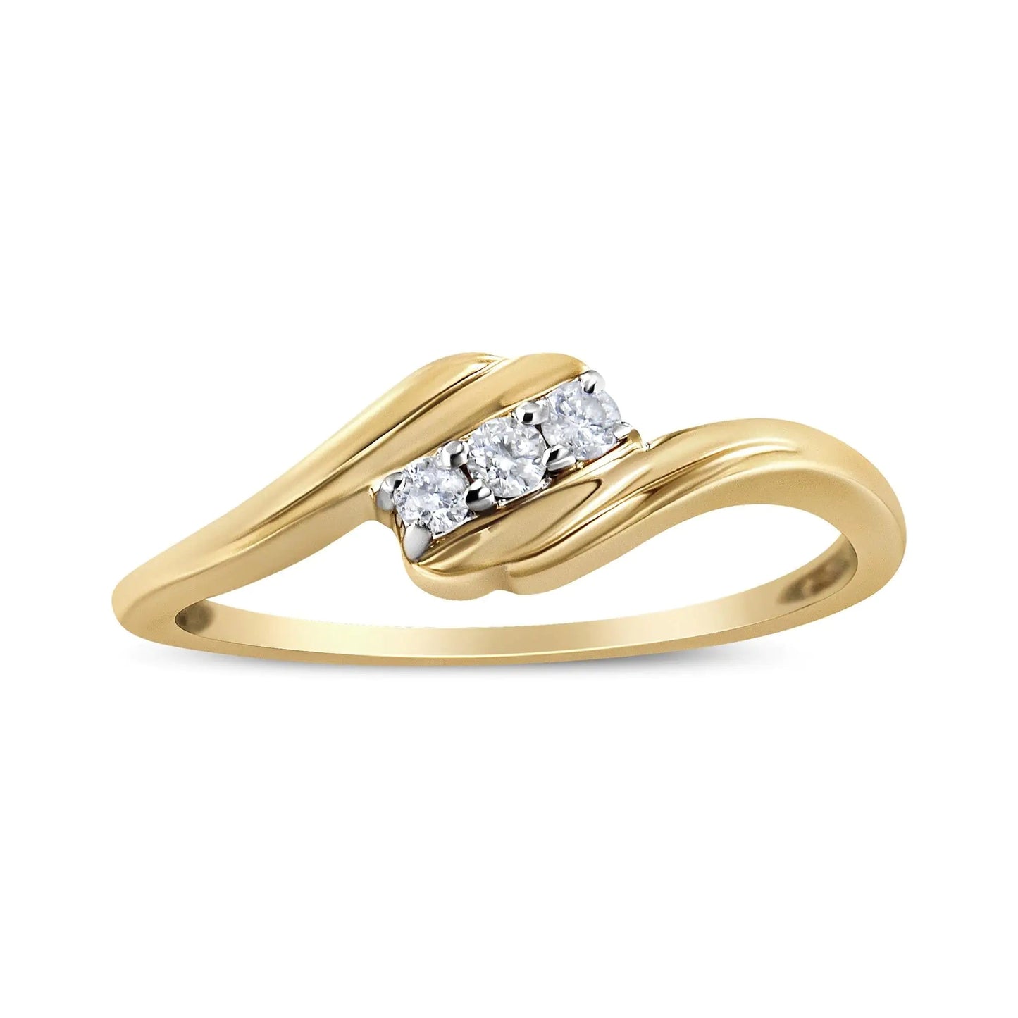 Golden Sheen Diamond Trio Ring | Rings | Elegant Emulations Jewelry USA