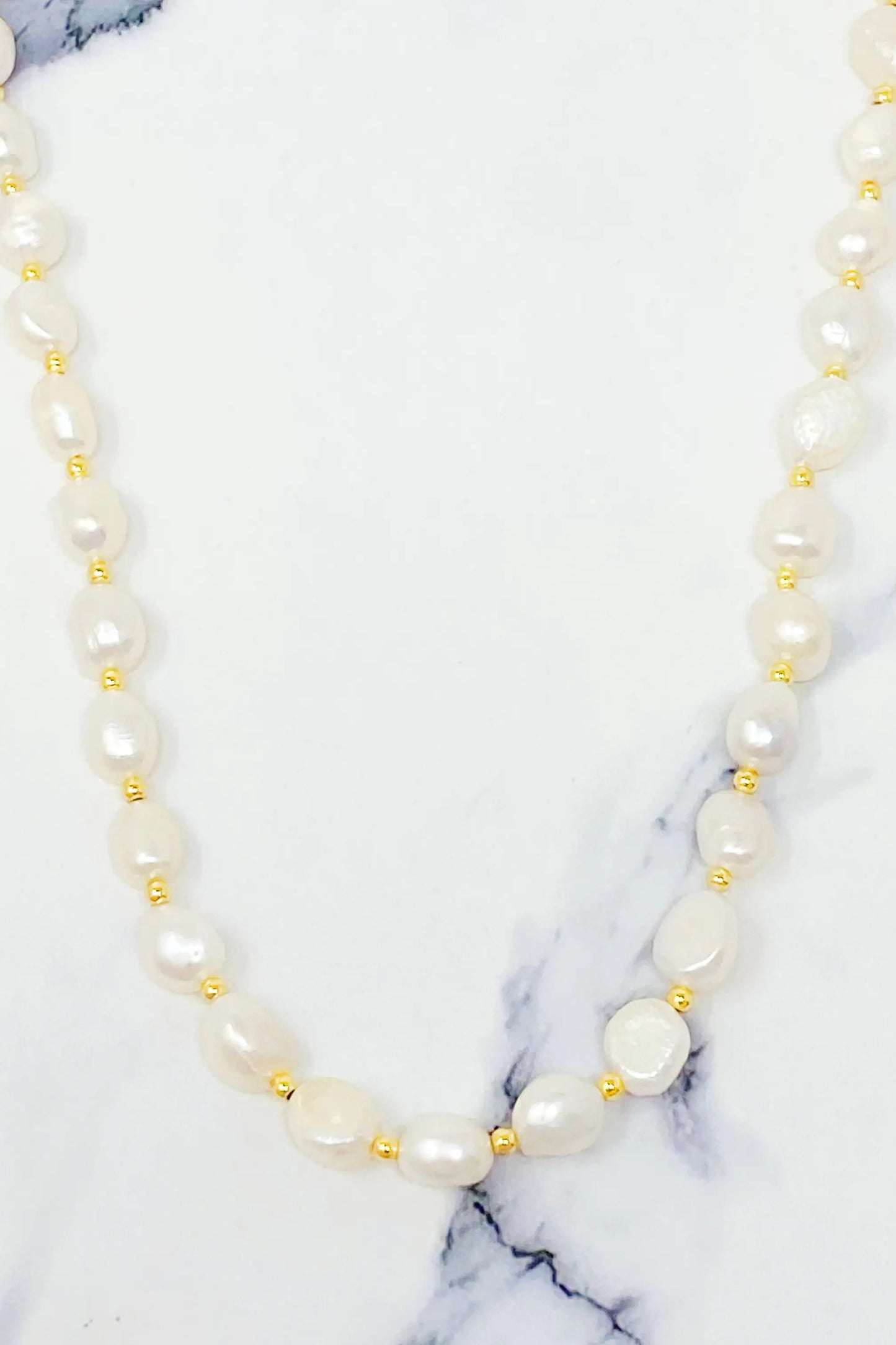Freshwater Pearl Necklace - Elegant Emulations
