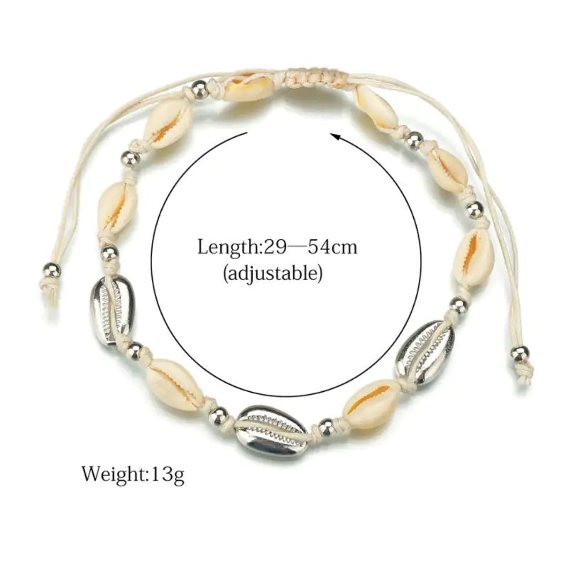 Ocean And Earth Cowrie Shell Statement Necklace | | Elegant Emulations Jewelry USA