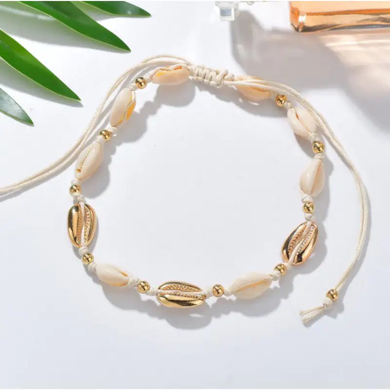 Ocean And Earth Cowrie Shell Statement Necklace | | Elegant Emulations Jewelry USA