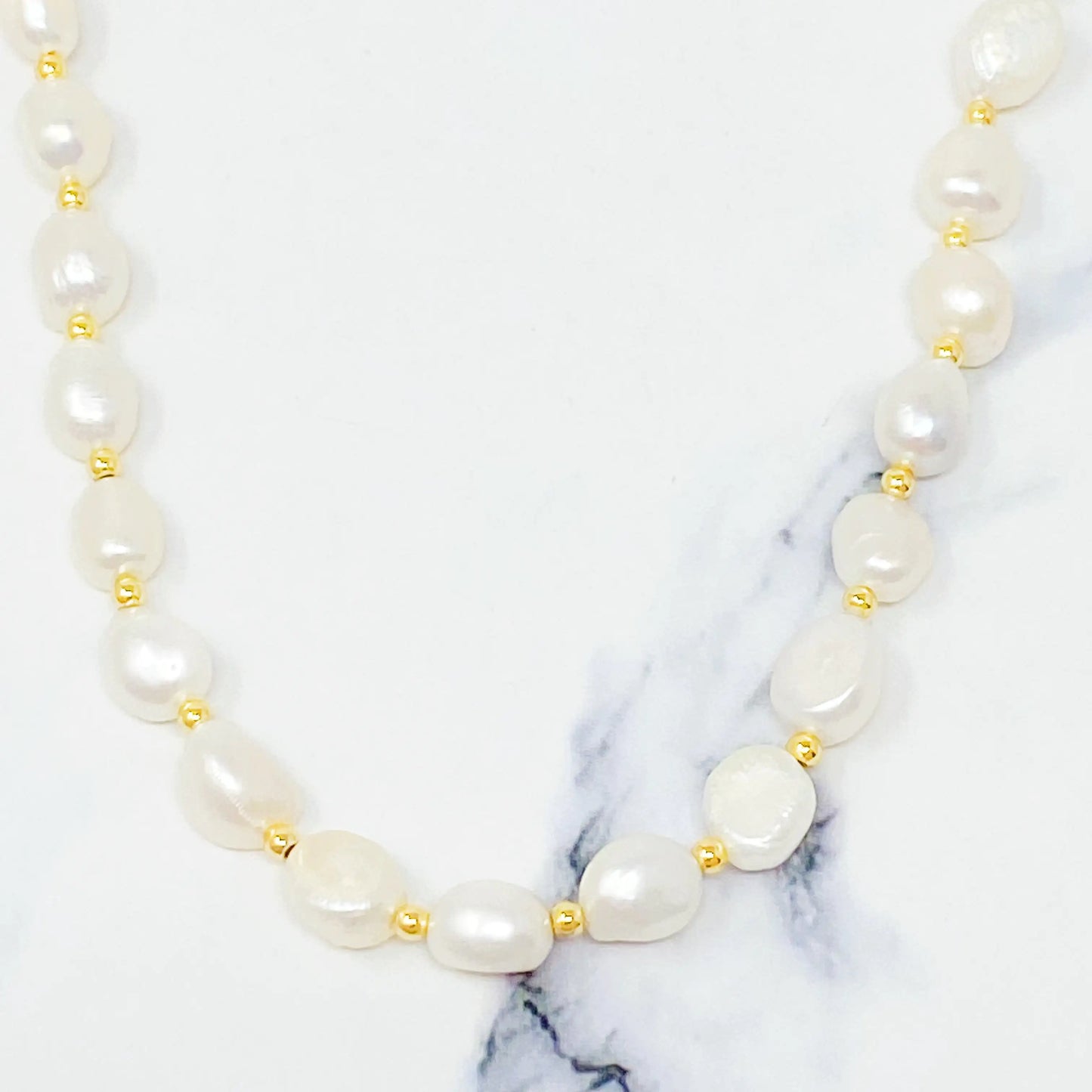 Freshwater Pearl Necklace - Elegant Emulations