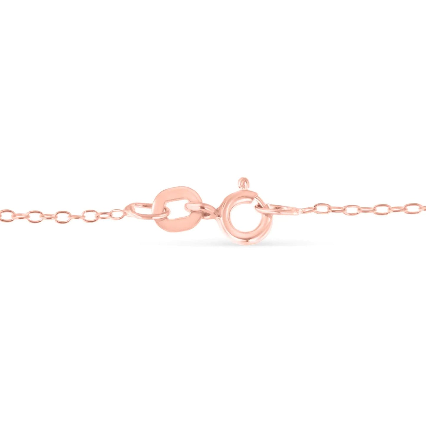 Sterling Silver Diamond Link Necklace (0.5ct K - L, I2 - I3) | Necklace | Elegant Emulations Jewelry USA