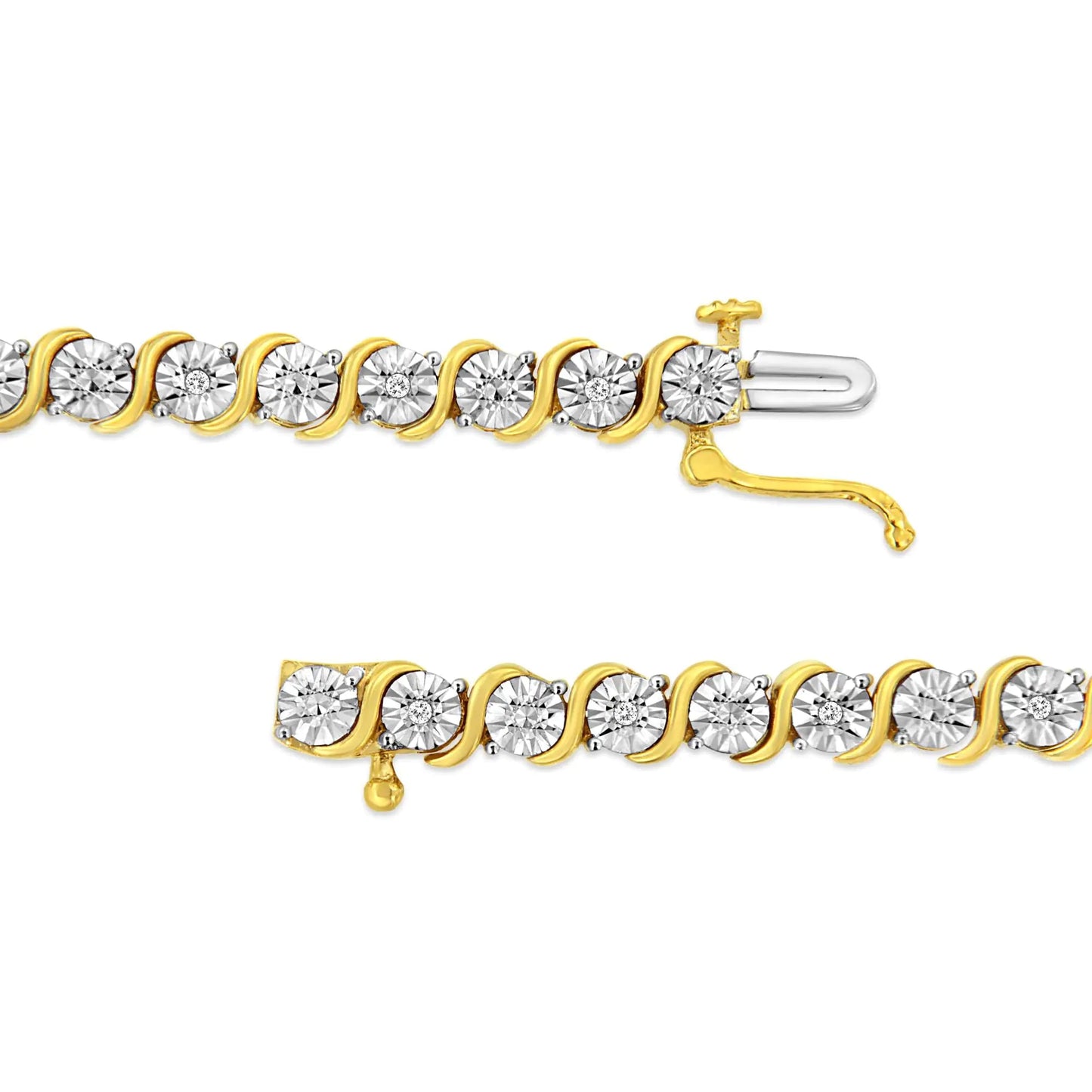 Sterling Silver Miracle - Set Diamond Tennis Bracelet | Bracelets | Elegant Emulations Jewelry USA