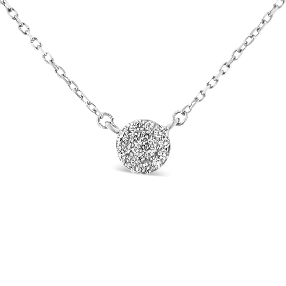 Triple Medallion Diamond Sterling Necklace | Necklace | Elegant Emulations Jewelry USA