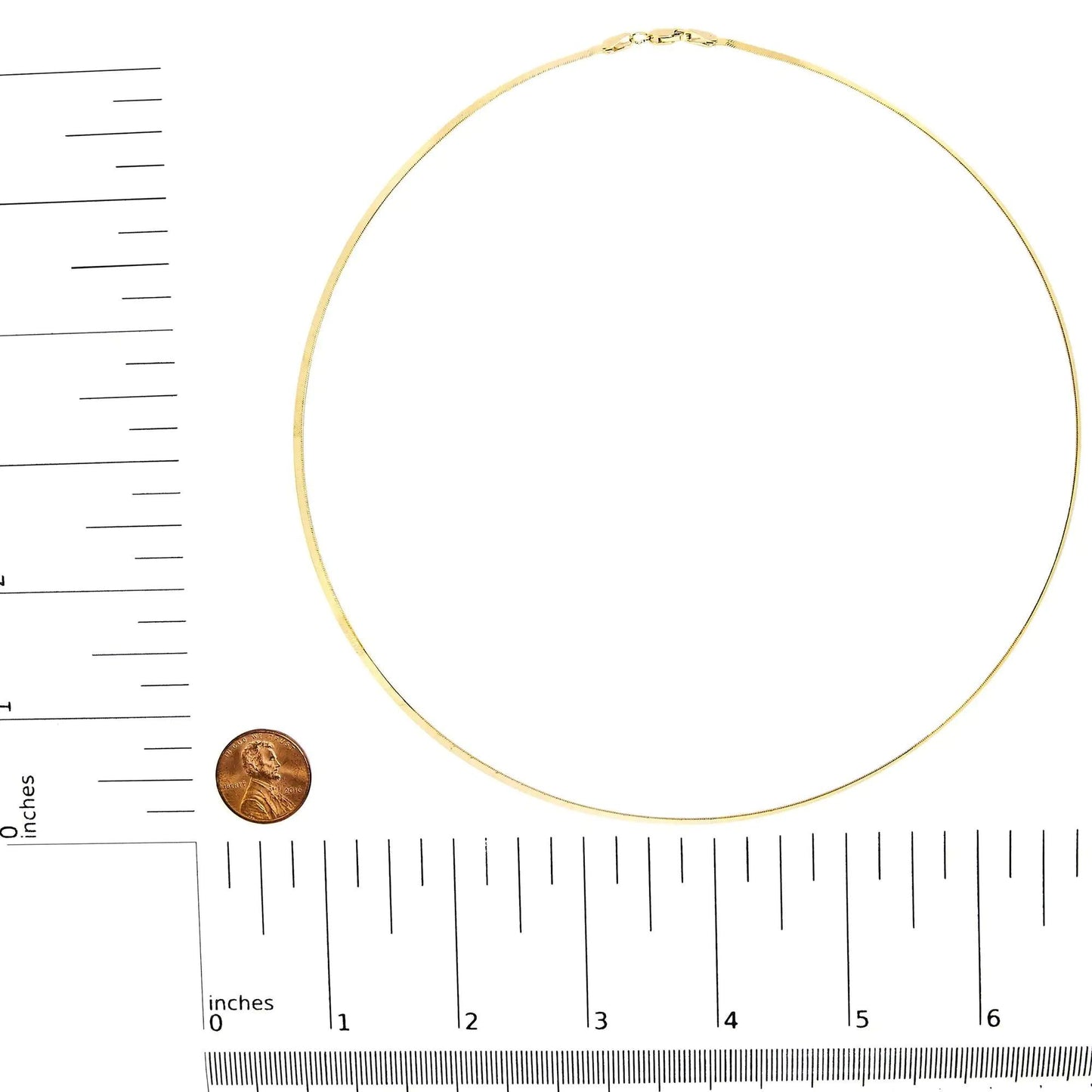 Unisex Solid 14K Gold 2.8mm Imperial Herringbone Chain Necklace | | Elegant Emulations Jewelry USA