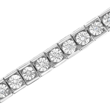 .925 Silver Miracle Diamond Tennis Bracelet