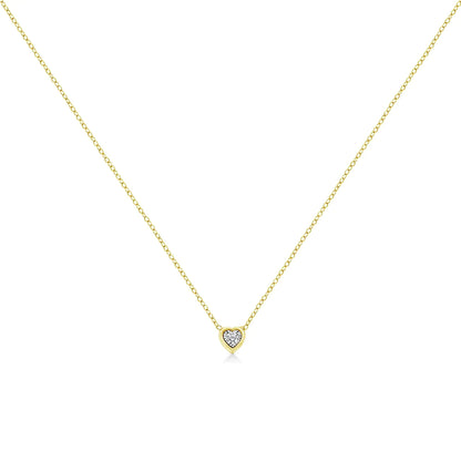 10K Gold Plated Sterling Silver Diamond Miracle Pendant | Necklace | Elegant Emulations Jewelry USA