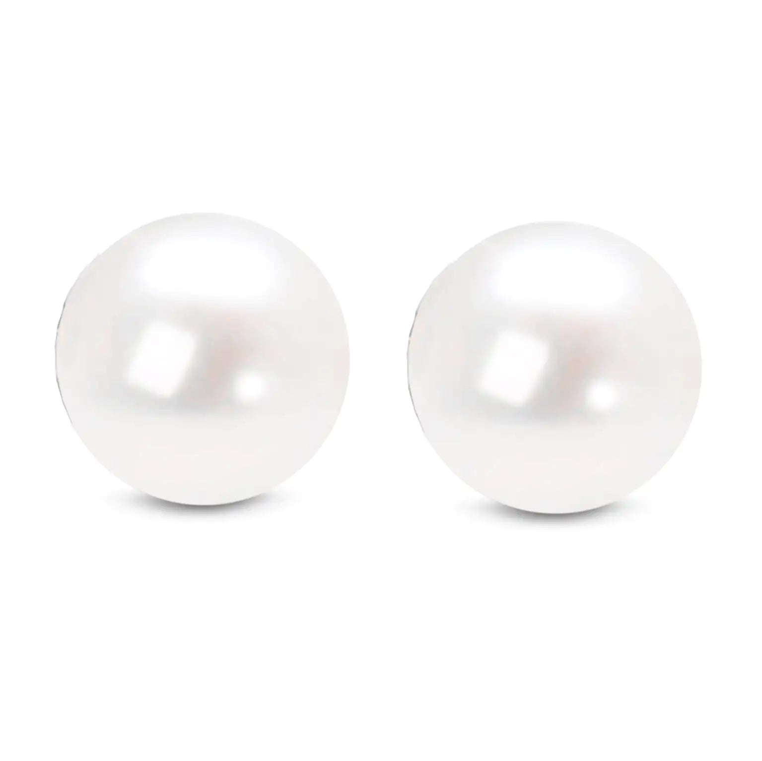 14K Gold Akoya Pearl Stud Earrings - Select Your Size | Earrings | Elegant Emulations Jewelry USA