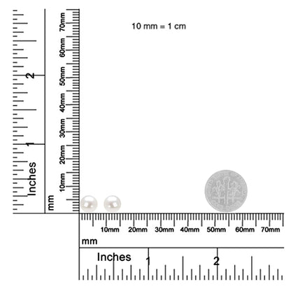 14K Gold Akoya Pearl Stud Earrings - Select Your Size | Earrings | Elegant Emulations Jewelry USA