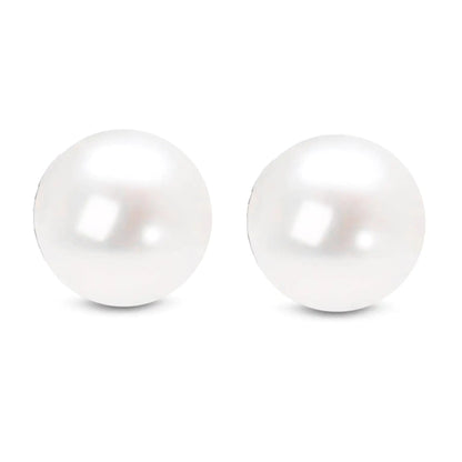 14K Gold Akoya Pearl Stud Earrings - Select Your Size | Earrings | Elegant Emulations Jewelry USA