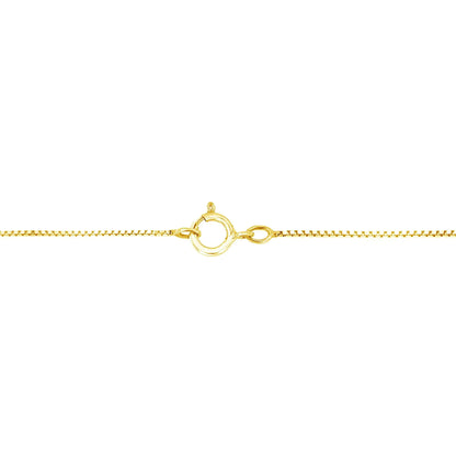 14K Yellow Gold Plated .925 Sterling Silver 1/2 Cttw Color Treated Diamond Square Pendant Necklace (Blue, Yellow, I2 - I3 Clarity) | | Elegant Emulations Jewelry USA