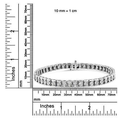 .925 Silver Miracle Diamond Tennis Bracelet