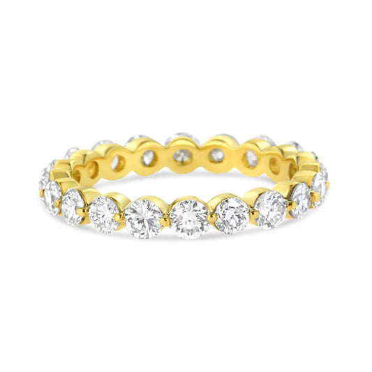 14K Gold Diamond Eternity Band 2 Cttw