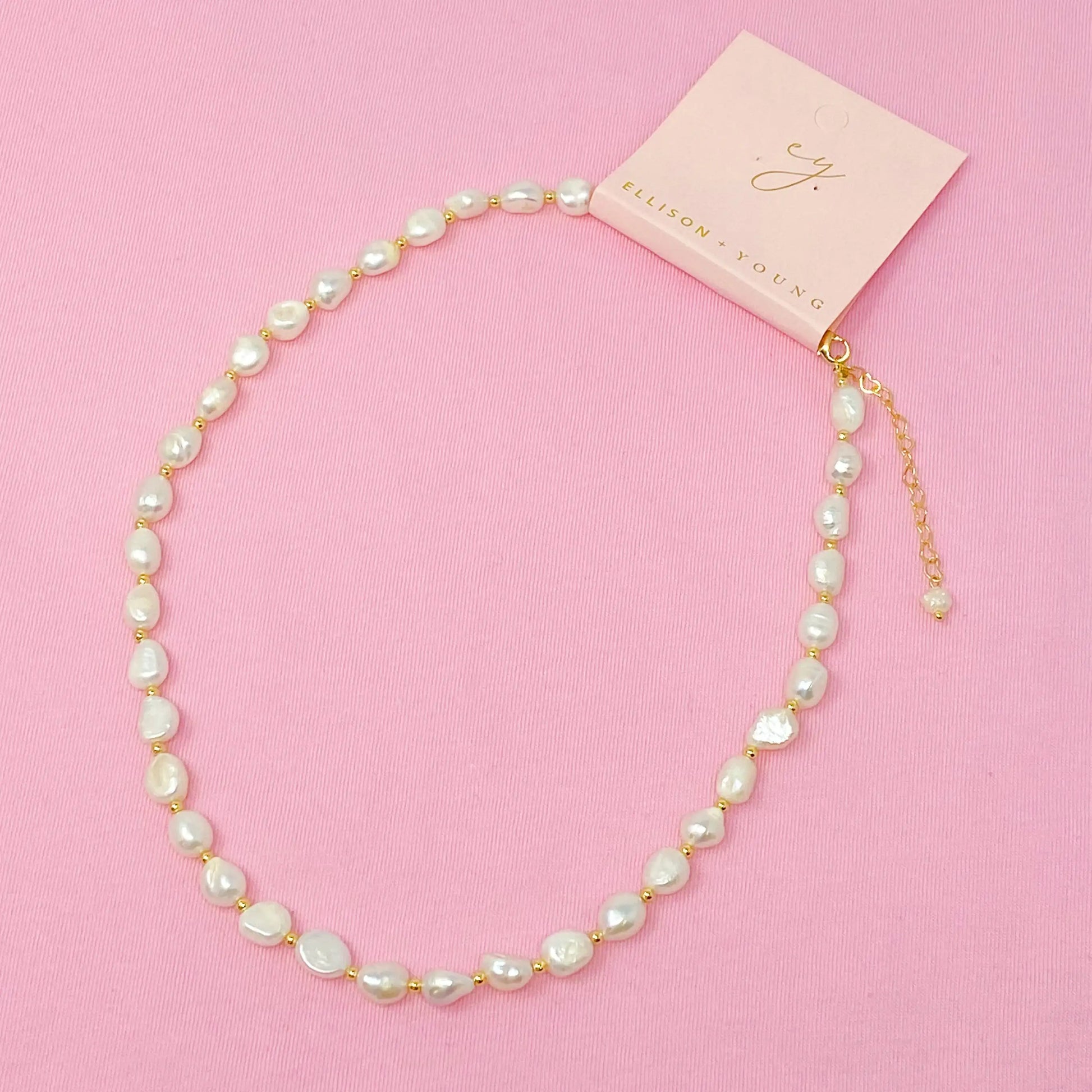 Freshwater Pearl Necklace - Elegant Emulations