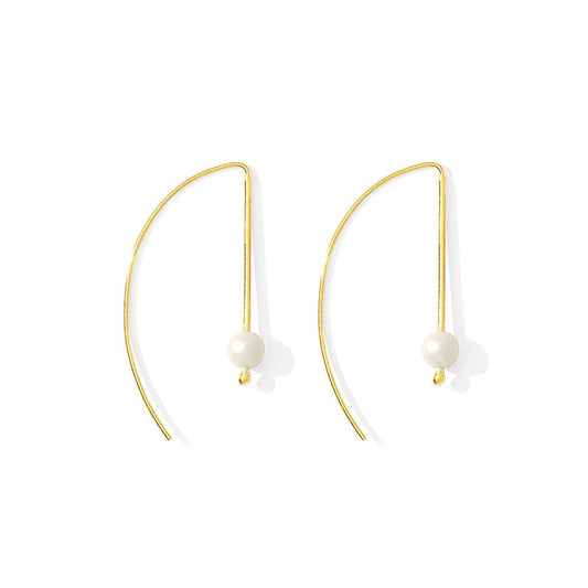 Freshwater Pearl Hook Earrings | | Elegant Emulations Jewelry USA