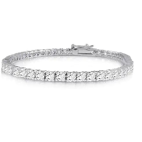 Gold Luxe CZ Tennis Bracelet | | Elegant Emulations Jewelry USA