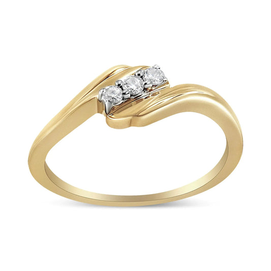Golden Sheen Diamond Trio Ring | Rings | Elegant Emulations Jewelry USA