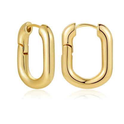 Halo Gold Hoops | Earrings | Elegant Emulations Jewelry USA