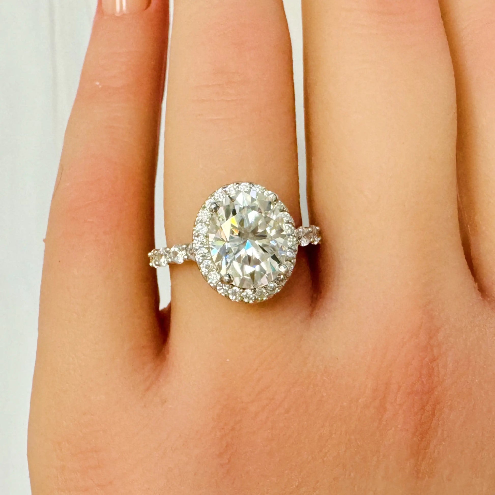 Heirloom 3 Carat Moissanite Solitaire Ring | Rings | Elegant Emulations Jewelry USA