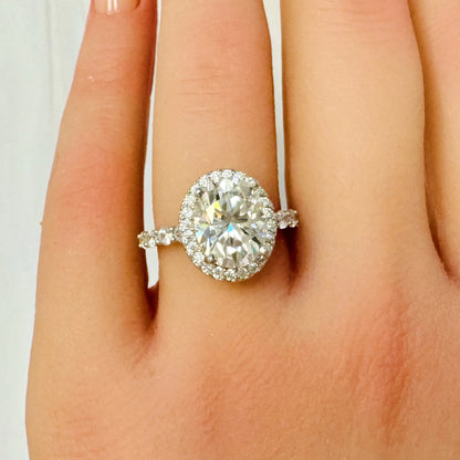Heirloom 3 Carat Moissanite Solitaire Ring | Rings | Elegant Emulations Jewelry USA