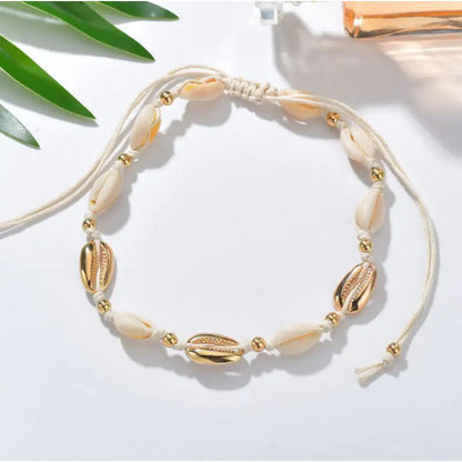 Ocean And Earth Cowrie Shell Statement Necklace | | Elegant Emulations Jewelry USA