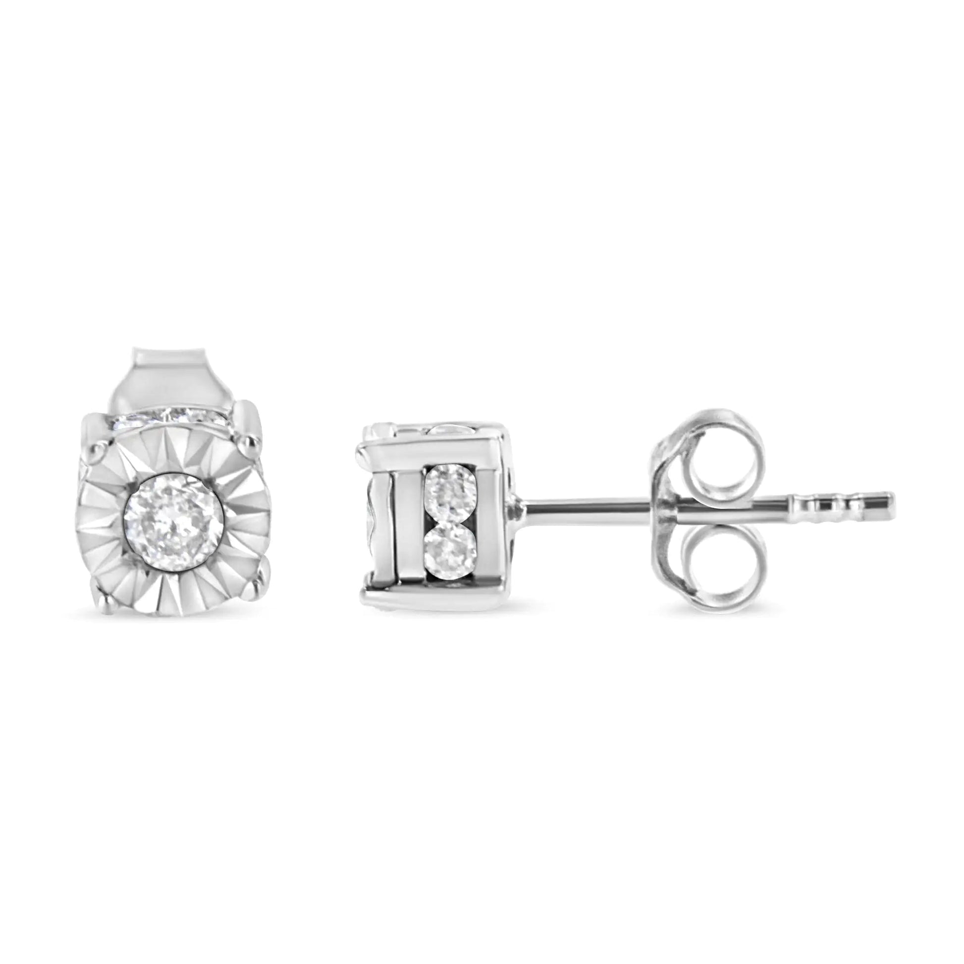 Sparkle Miracle Diamond Studs - 1/2 Cttw (J - K, I2 - I3) | Earrings | Elegant Emulations Jewelry USA