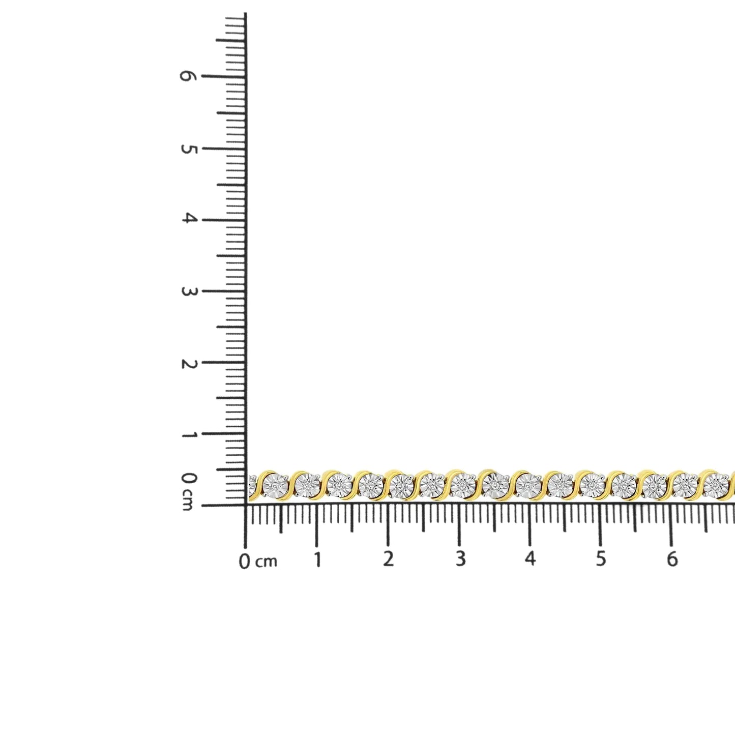 Sterling Silver 0.25 Ctw Diamond Tennis Bracelet - 7" | Bracelets | Elegant Emulations Jewelry USA