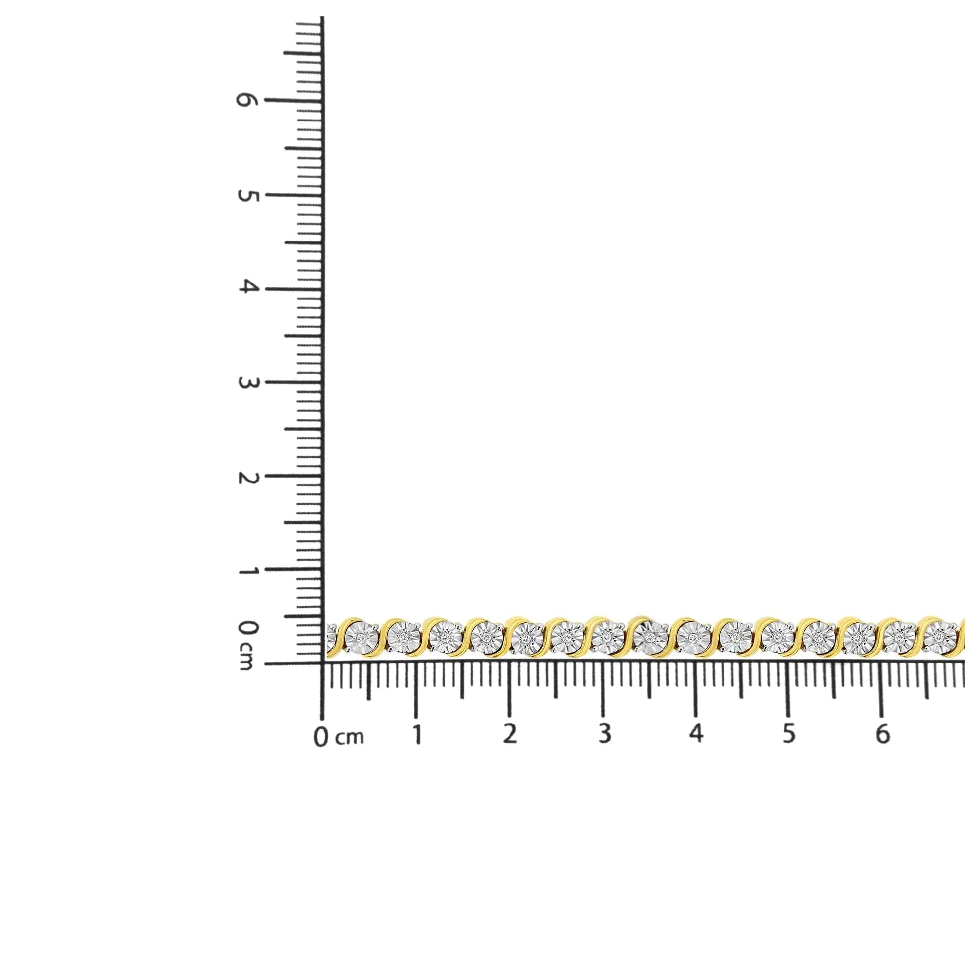 Sterling Silver 0.25 Ctw Diamond Tennis Bracelet - 7" | Bracelets | Elegant Emulations Jewelry USA