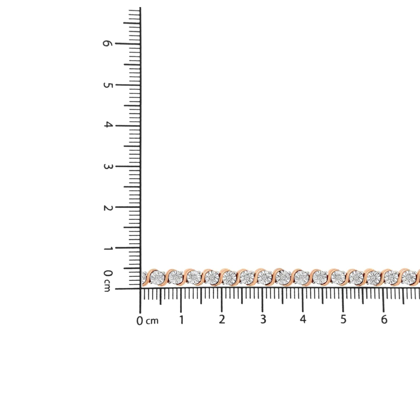 Sterling Silver 0.25 Ctw Diamond Tennis Bracelet - 7" | Bracelets | Elegant Emulations Jewelry USA