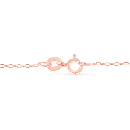 Sterling Silver Diamond Link Necklace (0.5ct K - L, I2 - I3) | Necklace | Elegant Emulations Jewelry USA