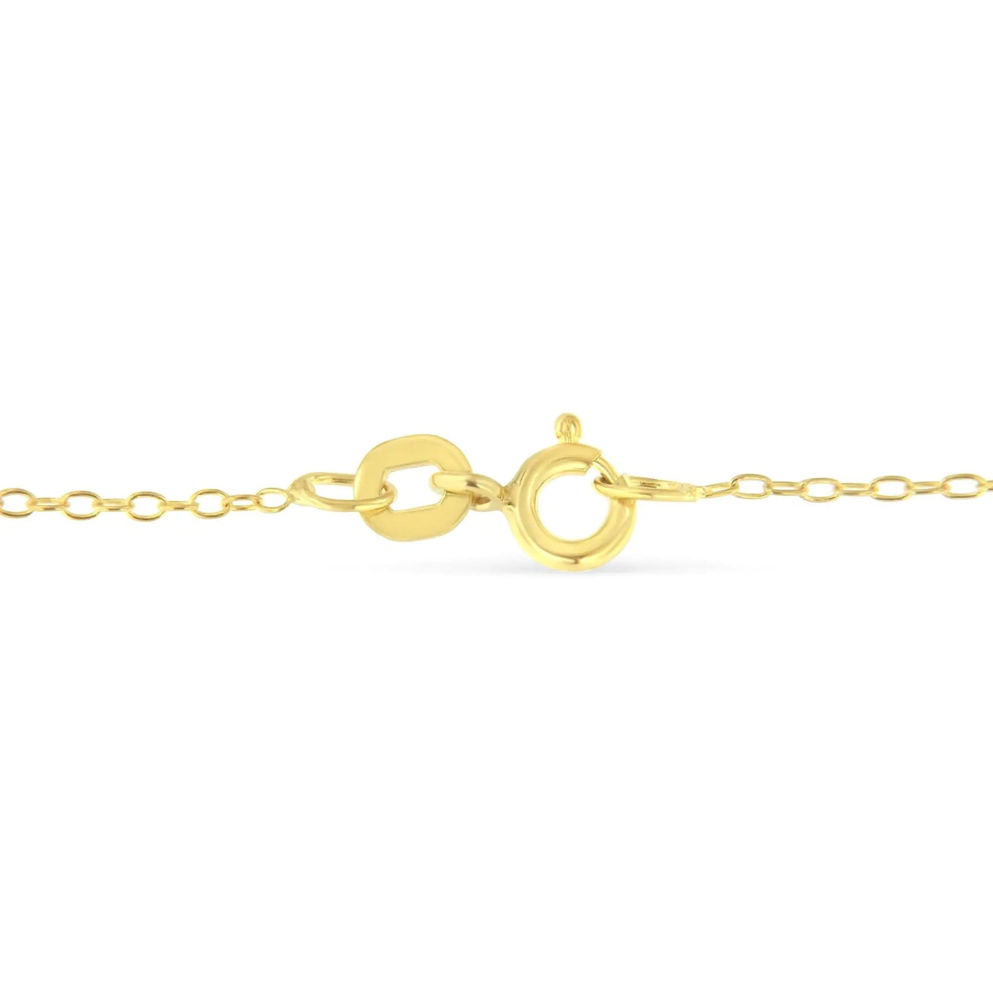 Sterling Silver Diamond Link Necklace (0.5ct K - L, I2 - I3) | Necklace | Elegant Emulations Jewelry USA