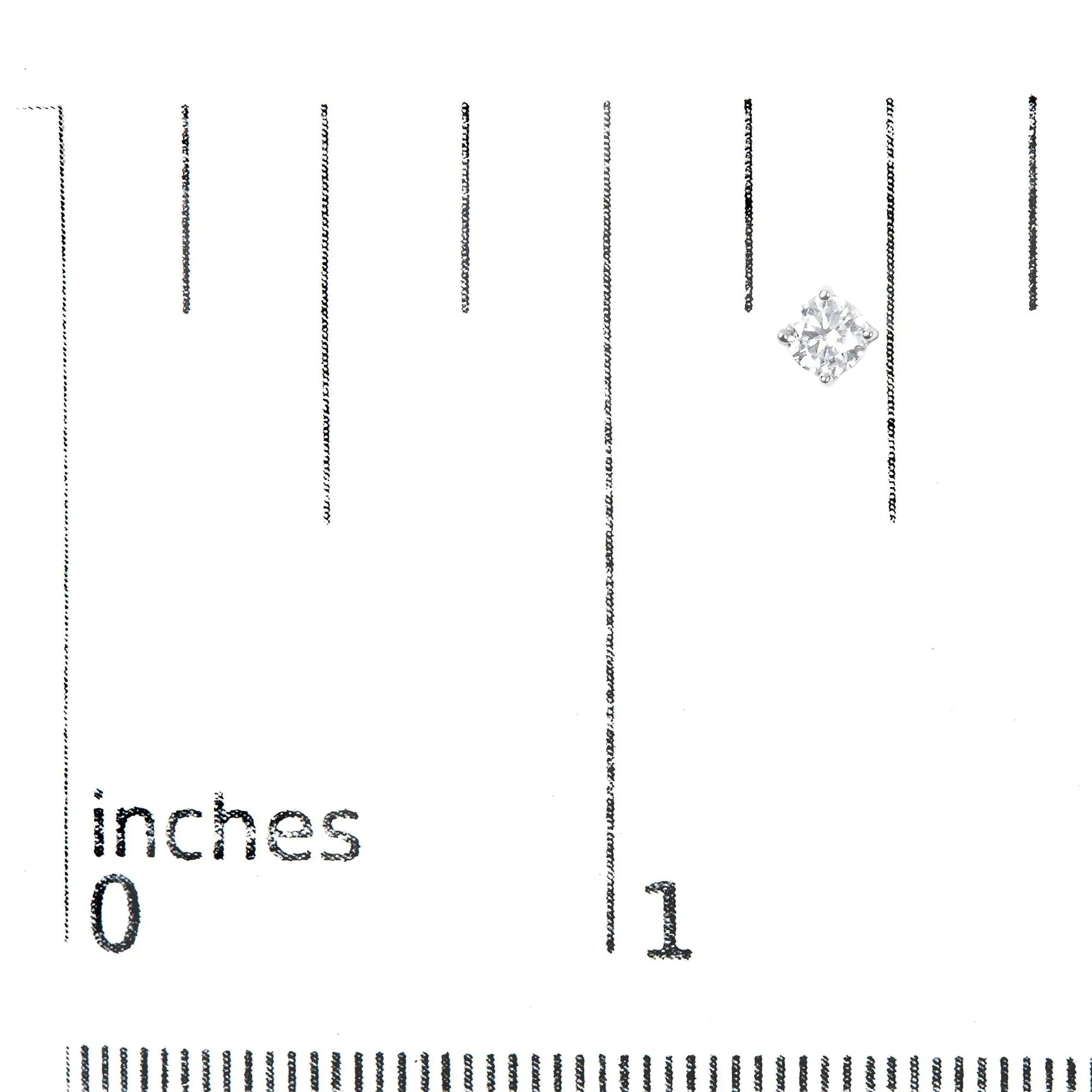 Sterling Silver Lab - Created Diamond Stud Earrings | Earrings | Elegant Emulations Jewelry USA