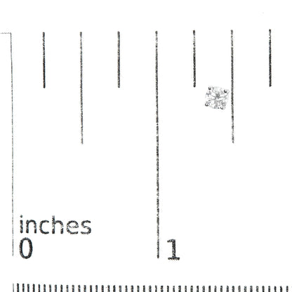 Sterling Silver Lab - Created Diamond Stud Earrings | Earrings | Elegant Emulations Jewelry USA