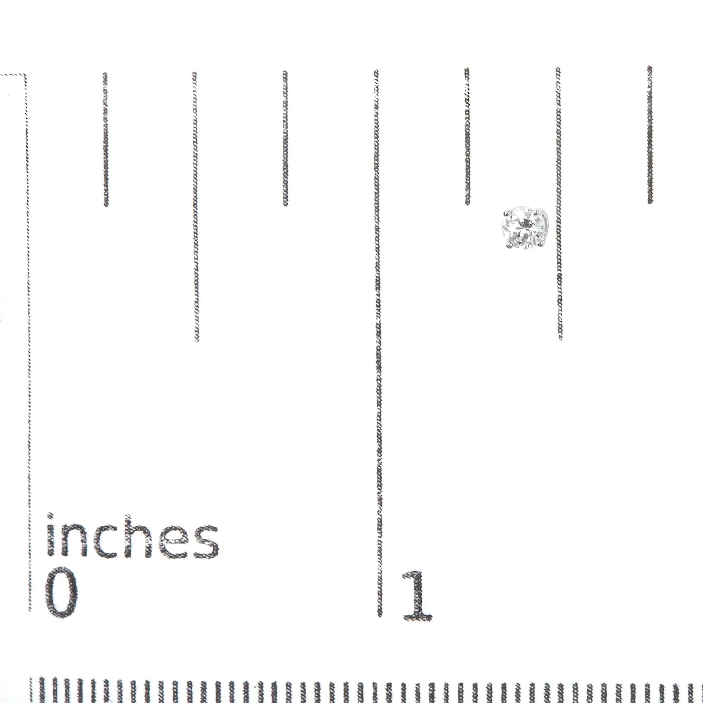 Sterling Silver Lab - Created Diamond Stud Earrings | Earrings | Elegant Emulations Jewelry USA