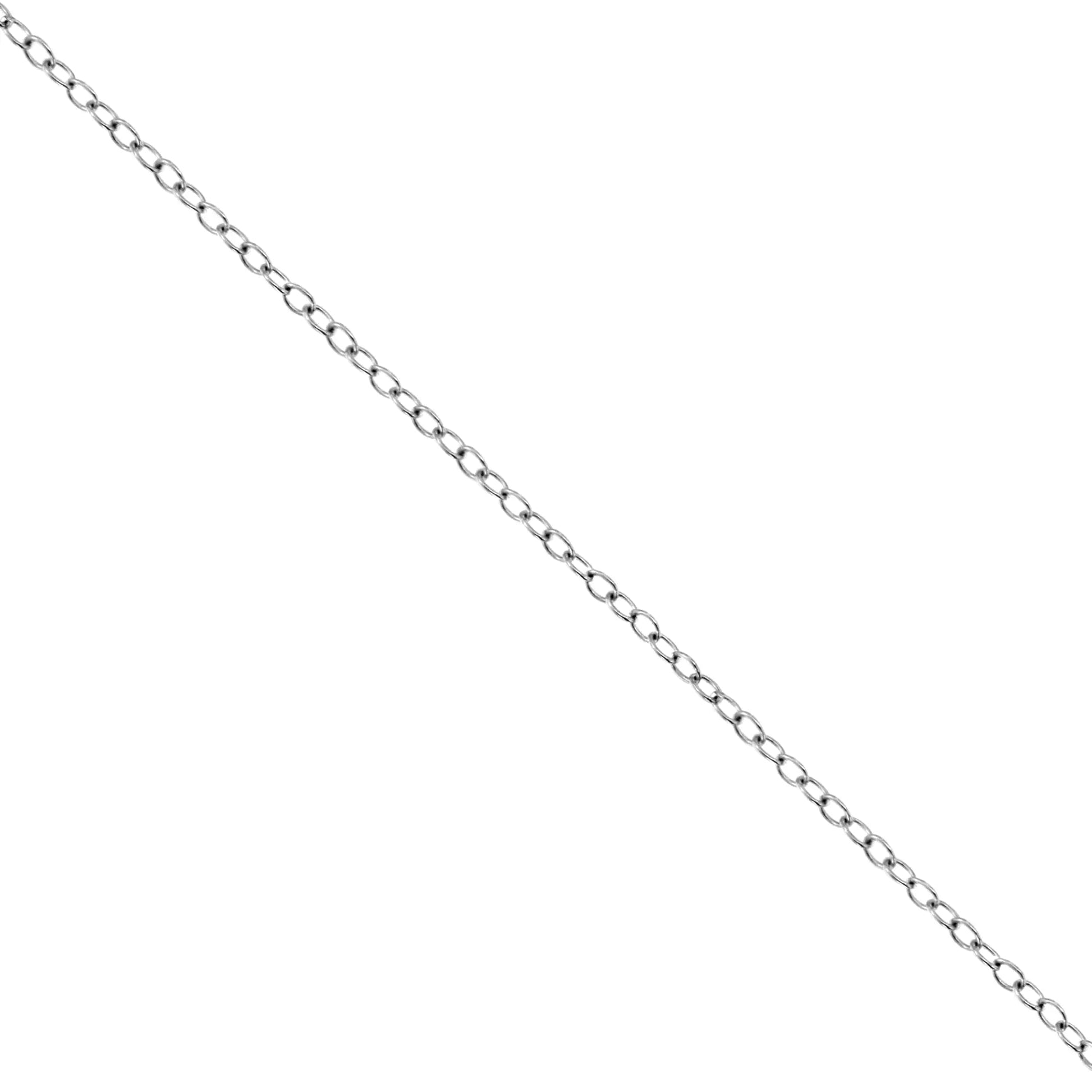 White Gold 1/10 Ct Round Diamond Miracle Pendant - 18" | Necklace | Elegant Emulations Jewelry USA