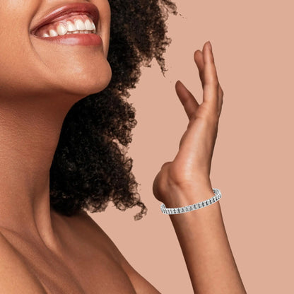 .925 Silver Miracle Diamond Tennis Bracelet